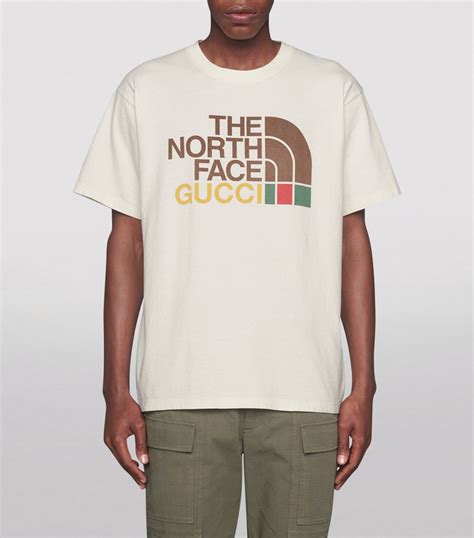 t shirt north face gucci|sudadera north face Gucci.